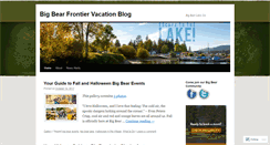 Desktop Screenshot of blog.big-bear-cabins.com